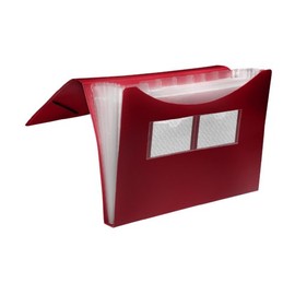 FolderSys 70005-88 Expanding Folders 7 Compartments Bordeaux