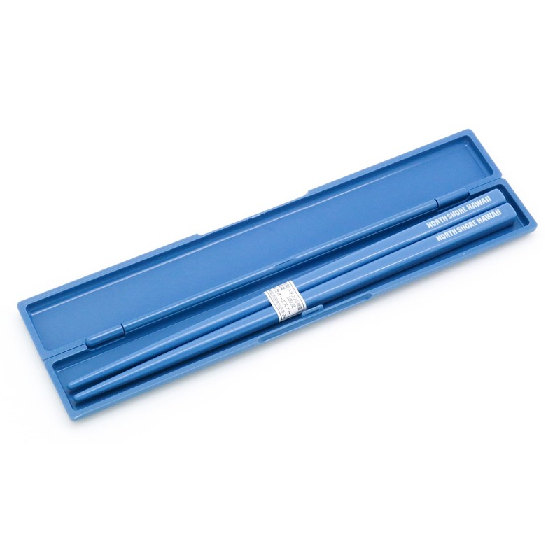 o-esuke- Bento Chopsticks Cutlery for Blue 箸箱: approximately 20.6 X