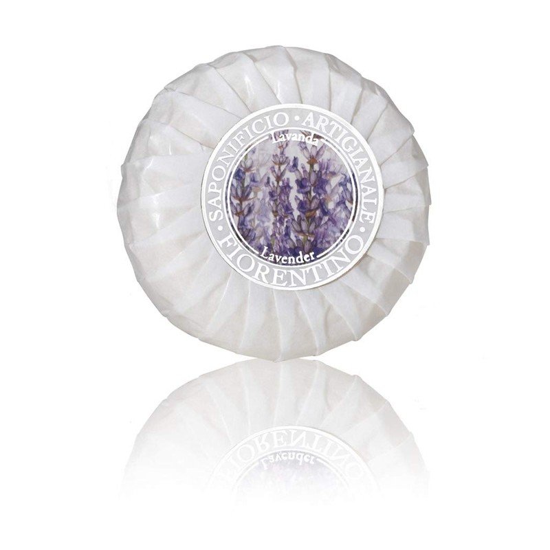 Lavender Round 3 per 100g Handmade Italian Soaps from Fiorentino