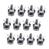 Healeved 50sets Cabinet Mounting Screw Set Square Hole Screws for
