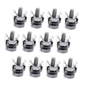 Healeved 50sets Cabinet Mounting Screw Set Square Hole Screws for Secure Installation Smooth Surface Easy to Use for Cabinets and Furniture