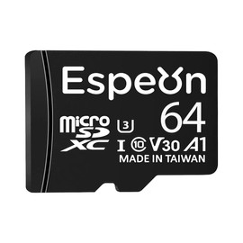 Espeon 64GB MicroSDXC Card UHS-I U3 A1 V30 4K Ultra HD Class 10 - Max Read Speed 95MB/s with SD Adapter - ESPMSD64-2022