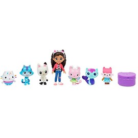 Gabby’s Dollhouse, Set de Regalo con 7 Figuras de Juguete y Accesorio Sorpresa, Juguetes para niños y niñas a Partir de 3 años