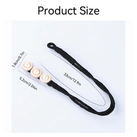 Pack of 2 Bun Maker, Hair Bun Maker with Pearl Flowers, Magic Hair Bun Maker, Hair Doughnut Roller, Bun Aid for Women Girls Hair Bun Hair Bun Shaping