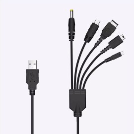 Hand Held Legend 5-in-1 USB Charging Cable for Handheld Consoles - XYAB