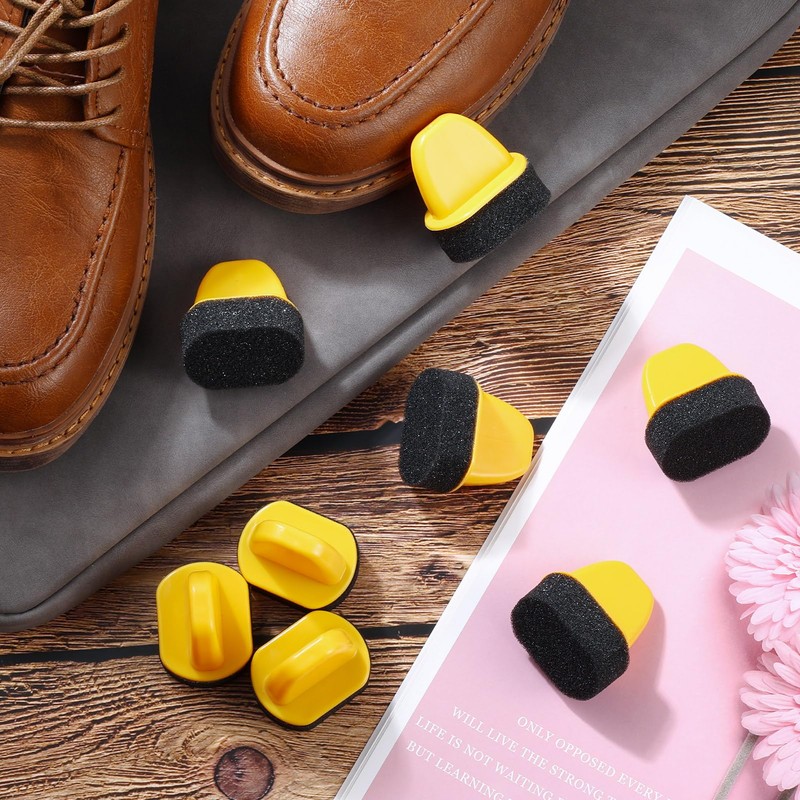 10 Pcs Shine Shoes Sponge Applicators Foam Dauber Shoe Polish