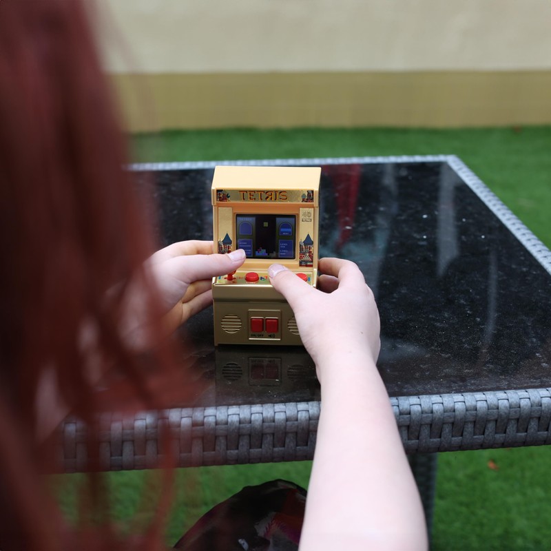 Basic Fun Arcade Classics Tetris Gold 40th Anniversary Retro Mini