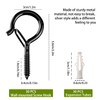 OSELEE Q-Hanger Screw Hooks Outdoor, Wall Mount Ceiling Hook, Safety