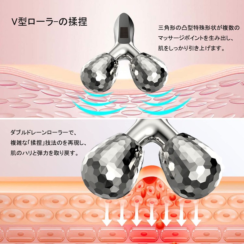 Facial Beauty Roller, Y-Shaped Beauty Roller, Massage Roller, For Face