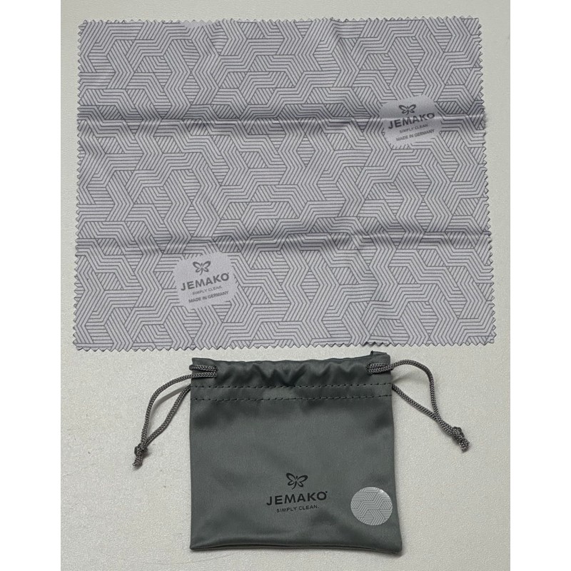 Jemako Glasses Cloth – Design Geometry – Grey