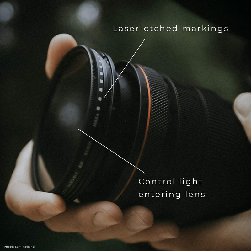 Tide Optics 58mm Variable ND Filter (ND2 - ND400) Circular