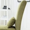 Roundhill Furniture Pisano Spring Green Fabric Armless Contemporary Accent Chair