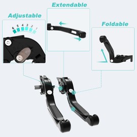 xitomer CNC Motorbike Brake Clutch Levers Fit for VFR800 VTEC F X Crossrunner VTX1800 CB1000F CB1300 X4 CBF1000 CBR1000F F6C VFR1200X Crosstourer VFR750F/R Brake Levers Clutch Lever