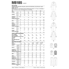 McCalls Sewing Pattern M8185XN XN (XL-XXL-XXXL) Men's Costume, Multi Colour
