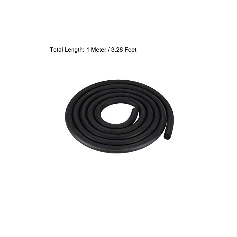 sourcing map Foam Rubber Seal Weather Strip 6mm Diameter 1