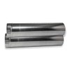 2 Pack 10"Round x24" Long - Round Duct Sheet Metal Pipe - 30 Gauge Galvanized - Crimped End Connection [2 pcs 2']