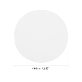 PATIKIL Mocha Pot Paper Filter Disposable Round White Paper 2.52 Inch OD for Espresso Maker, Cafe Office Home Pack of 500