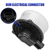 Front AC Blower Motor with Fan Fits for Manual AC