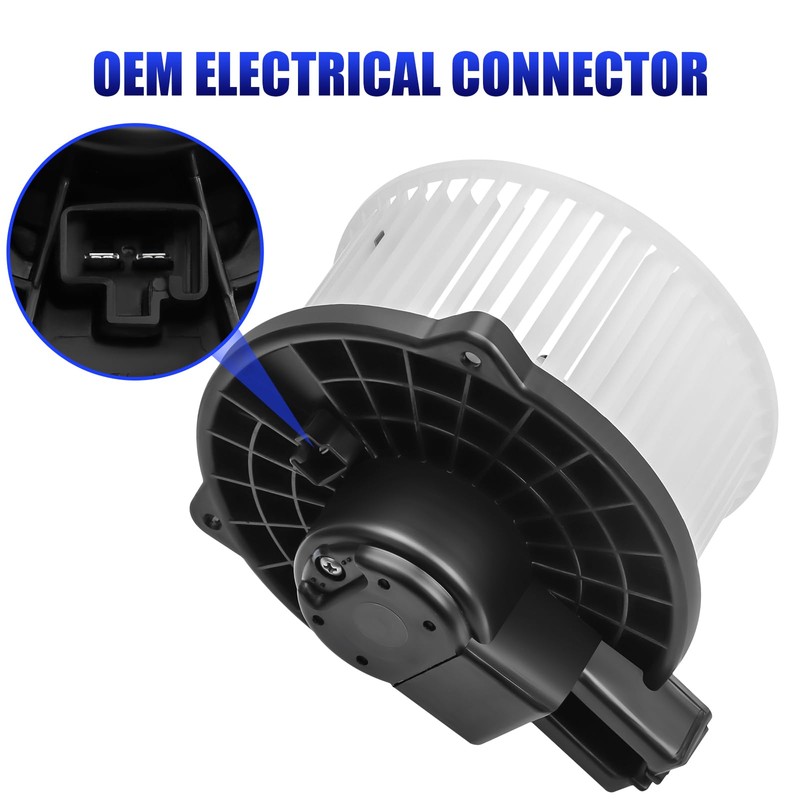 Front AC Blower Motor with Fan Fits for Manual AC