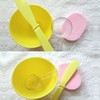 Pack tool: rubber pack ball + spatula + measuring spoon