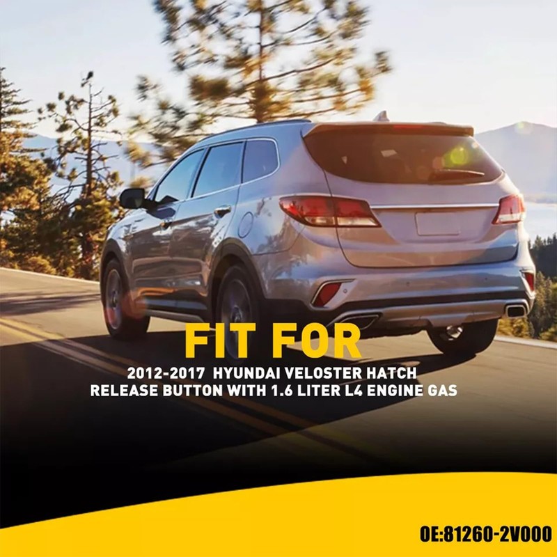 Fabelhpart 81260-2V000 Hatch Release Button Trunk Latch Compatible with Hyundai