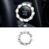 Bling Car Engine Start Stop Ignition Button Decoration Ring, Crystal