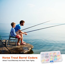 Spinner Blinker Set, 43 Pieces Trout Bait, Spoons Trout Set 2 g / 2.5 g / 3 g / 3.2 g / 3.5 g Spoon Bait, Trout Spoon Single Hook Set with Box for Pike, Zander, Perch, Trout