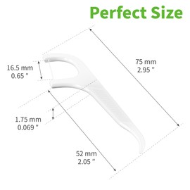 Floss Sticks Dental 200pcs, Triple Clean Advanced Clean Dental Floss Stick, Easy and Simple to Use Tooth Floss Picks, Smoothly Work on Tight Teeth Floss Sticks, Keeps Your Mouth Fresh and Clean