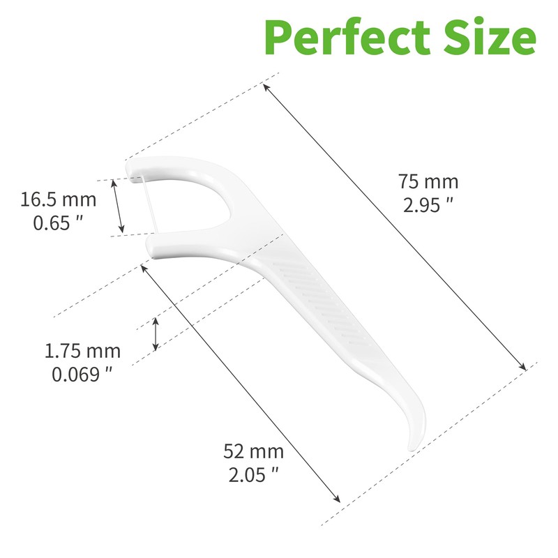 Floss Sticks Dental 200pcs, Triple Clean Advanced Clean Dental Floss