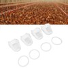 Poultry Feeders Rainproof Reduce Waste Chicken Duck DIY Gravity Feeder