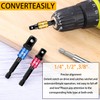 3 Pcs Socket to Drill Adapter, Socket Bit Adapter Set,