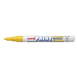 Uni-ball Paint Marker with Fine Bullet Tip - Yellow (Pack of 12)