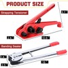 MYFAMIREA Heavy Duty Banding Strapping Kit with Tensioner Tool, 0.55''