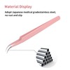 Eyelash Extension Tweezers FADLASH Volume Lash Tweezers Precision Curved Tip