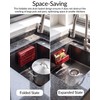 Foldable Sponge Holder for Kitchen Sink with Suction Cup