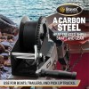 Bravex 2000lbs Capacity Heavy Duty Boat Trailer Winch Crank Strap