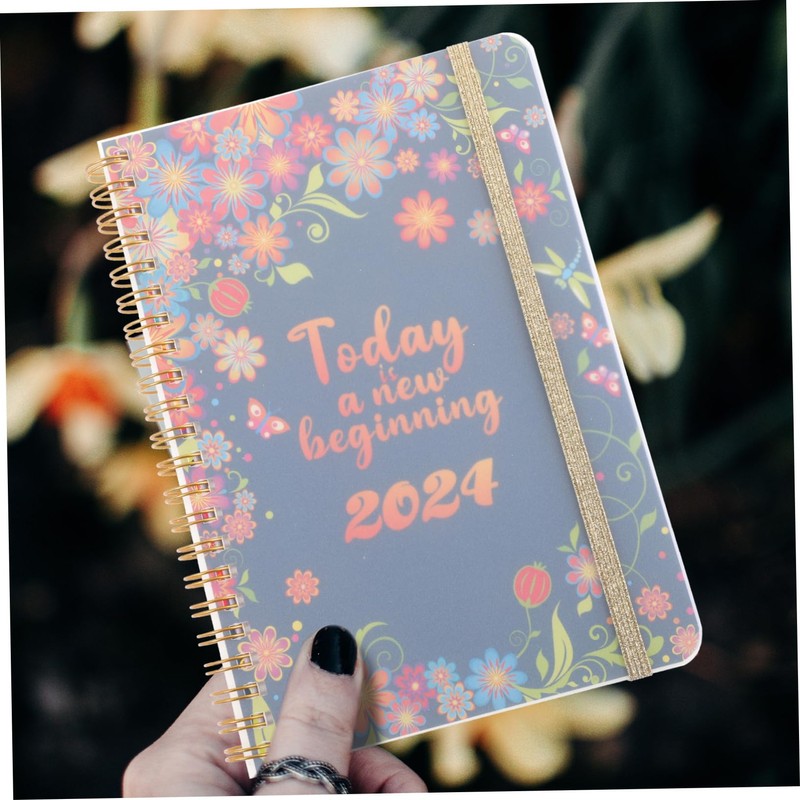 TEHAUX 2024-2026 Teacher Planner Academic Year Notebook Planner Book Binder