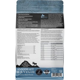 Annamaet Grain-Free Re-Juvenate Senior Formula Dry Dog Food, (Fresh Silver Carp & Turkey)