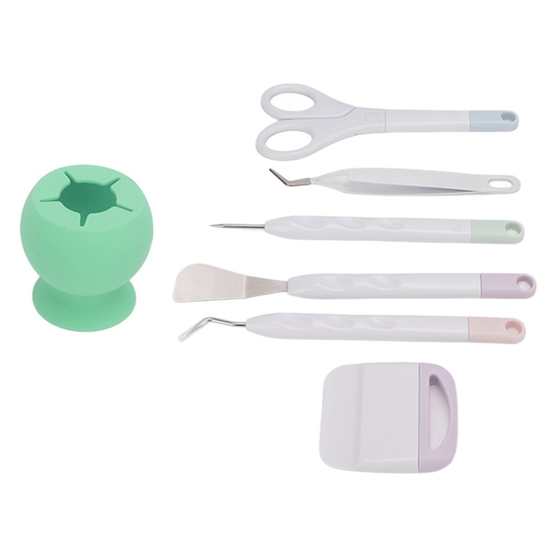 DIY Craft Tools Easy Operation Crafting Tools with Silicone Storage
