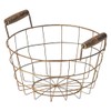 Chidori Industrial Wire Basket, Round 6.3 inches (16 cm), 55-70