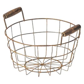 Chidori Industrial Wire Basket, Round 6.3 inches (16 cm), 55-70