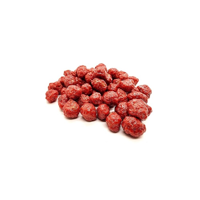 Cacahuate Garapiado Mexican Candied Peanuts, Traditional Red Sugar Coating, Sweet