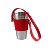 Susable Eco Cup Red Insulated Stainless Steel Drinking Cup 450