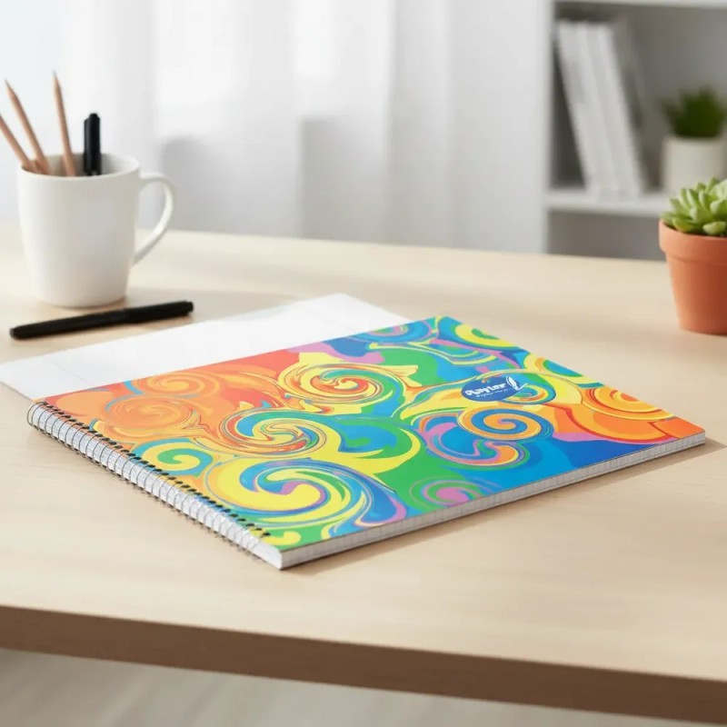 Cuaderno De Dibujo Marquilla De 50 Hojas Con Papel Cebolla