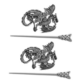 BIUDECO Traditional Chinese Hair Sticks Vintage Dragon Hairpin Stick for Women Handmade Hairpin for Buns Perfect for Events