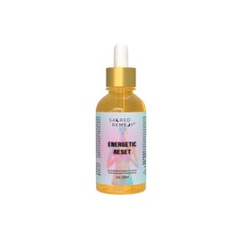 Energetic Reset Anointing Oil (Citrus & Jasmine Scent) - Aura Cleansing & Protection Body Oil with Organic Jojoba & Shea for Energy Healing & Positive Vibrations (1oz / 30ml)