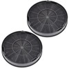 SPARES2GO Anti-Odour Charcoal Carbon Filters for Rangemaster Cooker Hood Vent