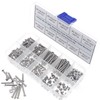 HVAZI #4-40 UNC Stainless Steel Phillips Flat Head Machine Screws