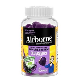 Airborne Immune Support Gummies Elderberry 50 EA