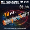 EverBrite Mini Pen Light, Rechargeable Pocket Pen Flashlight with USB